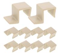 VICASKY 10 Pièces Supports pour Cadre de Lit Bébé en Plastique, Crochets de Fixation Renforcés pour Sommier, Accessoires pour Meubles de Bébé, Compatibles Pose de Lit, Stabilité