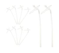 VICASKY 10 Pièces Tube de Mousse Expansive en Plastique Blanc pour Pulvérisateur, Embout de Remplissage Haute Efficacité, pour Bricolage et Décoration Intérieure