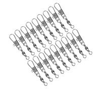 VICASKY 100 pièces Anneaux de Connexion pour Émerillon Rotatif Accessoires Flexibles pour Montage Appâts et Leurres