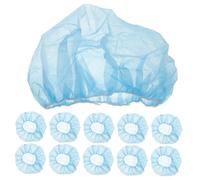 VICASKY 100 pièces Bonnets Respirants Type Champignon Filet Élastique pour Cheveux Couvre-chef Léger pour Atelier Cuisine Hôtellerie et Centres de Recherche