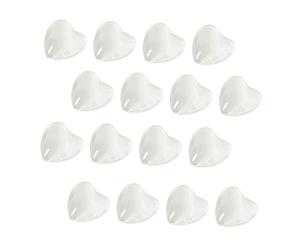 VICASKY 100 Pièces Chartes de Vernis à Ongles Transparentes Verre Support pour Affichage Vernis à Ongles pour Salon de Nail Art