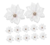 VICASKY 100 Pièces Fleurs Diy Décorations Accessoires de Multicolores Clips pour Créations Artisanat