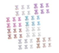 VICASKY 100 Pièces Manicure Patches Nail Stickers DIY Nail Art Decorations Colorés Motif Bouton pour Ongles Création Manucure