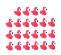 VICASKY 100 Pièces Miniature Resin Flamingo Figures Small Animal Ornaments for DIY Crafts Fairy Garden Home Decor and Tropical Party Accents