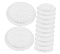VICASKY 100 Pièces Palette de Supports de Colle pour Extensions de Cils Forme de Fleur Ergonomique et Jetable Plateau PVC Sans Base pour Organisation et Application de Colle à Cils
