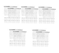 VICASKY 100 Pièces Peigne à Cheveux Mariage Blanc K Accessoires Coiffure Voile pour Mariée et Filles Élégant et Facile à Poser pour Cérémonie et