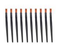 VICASKY 100 Pinceaux à Lèvres Noirs en Aluminium 5,4 Cm Mini Applicateurs Fibre Synthétique pour Maquillage Femme Usage Quotidien et Voyage