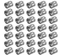 VICASKY 1000 Pinces pour Dreadlocks en Aluminium Creux Clips Tubulaires Ouverts pour Tresses Africaines Accessoires Légers et Résistants Compatibles Perruques et Extensions Bijoux