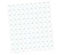 VICASKY 100Pièces Anneaux de Colle pour Extensions de Cils Titulaire de Colle de Cils Ajustable Accessoire de Pratique pour Salons