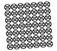 VICASKY 100pièces Boucles De Réglage De Siège Auto Abs Boucles Élastiques Pour Sièges De Voiture Disques De Ajustement