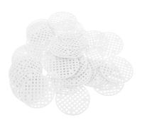 VICASKY 100pièces Drainage Blanches pour Jardinières Tapis De Fond Maille pour Pots De Fleurs Empêchant La Terre De Échapper Drainage