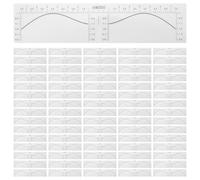 VICASKY 100pièces Outil de Dessin des Sourcils Gabarit pour Sourcils Kit de Traçage des Outils de Positionnement Mesure des Pochoirs