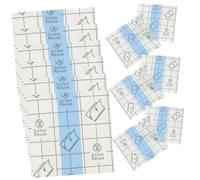 VICASKY 100Pièces Palette de Maquillage Jetable Adhésives Transparentes Imperméables pour Mélange de Cosmétiques Outils de Maquillage