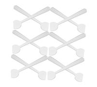 VICASKY 100pièces Spatules Cosmétiques Plastique pour Masques Visage Crèmes et Soins de Peau Cuillères à Mélanger pour Application Facile et Uniforme