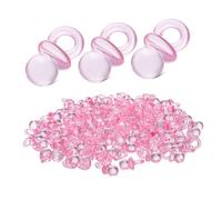 VICASKY 100pièces Sucettes Acrylique Pour Jeu De Mini Sucettes Cadeaux De Naissance Décorations Pour Shower