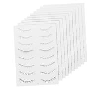 VICASKY 10feuilles Stickers Tatouages Cils Inférieurs Femmes Autocollants Extensions Cils Maquillage Yeux