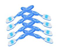 VICASKY 10pièces Brossettes De Nettoyage Courtes Brosse à Dents Manche Court Usage Spécial Prisons Charité Église Confortable Antidérapante