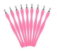 VICASKY 10pièces Éliminateur De Peaux Mortes Coupe-cuticules Fourchette Pour Peaux Mortes Outils De Manucure Repousse-cuticules Callosités