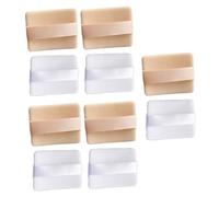 VICASKY 10pièces Houpette De Maquillage Éponge Douce Avec Sangle Pour Poudre Minérale Et Poudre Parfait Pour Femmes Bébés Utilisation à Domicile Ou Voyage
