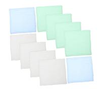 VICASKY 10pièces Lingettes Muslin Pour Garçon Fille Serviettes Coton Pour Éponge Bavoir Sans Fluorescents Parfaites Pour Gouttes Et Lavage Visage