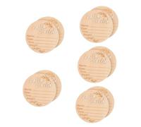 VICASKY 10pièces Plaque Bois Annonce De Naissance Né Signe Personnalisé Pour Célébration Naissance Décoration De Photographie Et Souvenir Bois Naturel