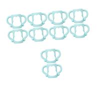 VICASKY 10pièces Poignées Silicone Pour Biberons Poignées Antidérapantes Universelles Pour Nourrissons Compatibles Avec Biberons à Large Ouverture