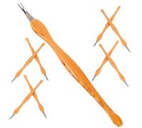 VICASKY 10pièces Repousse-cuticules Forme Pour Enlever Peaux Mortes Outil De Manucure Coupe-cuticules Dissolvant De Cuticules Fournitures De Manucure