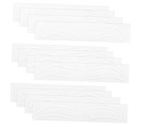 VICASKY 12 feuilles Kit Pochoirs Sourcils Autocollants Adhésifs pour Maquillage Tatouage et Mise Forme des Sourcils Papier Doux et Confortable pour Contour Précis et Symétrique