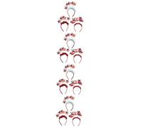 VICASKY 12 Pièces Bandeaux Cheveux Independence Day pour Adultes Accessoires Coiffure Étoile pour Fête et Carnaval Maintien Antidérapant Décorations de Tête Féminines
