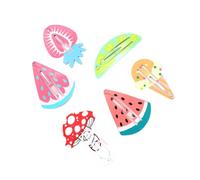 VICASKY 12 pièces Barrettes Cheveux Filles Cartoon Fruits Mignonnes Accessoires Coiffure Garçon Fille Cadeau Quotidien