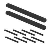 VICASKY 12 Pièces Bâtonnets de Polissage Robustes Double-face en Éponge Abrasive Noire pour Maquettes et Figurines, Outil de Ponçage Artisanal Polyvalent pour Loisirs Créatifs