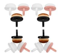 VICASKY 12 Pièces Brosse à Poussière Outil Indispensable avec Poils Doux et Denses pour Ongles Design à Doigt pour Nettoyage Précis Pré-manucure pour Soins des Ongles