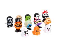VICASKY 12 Pièces Jouets à Remonter Plastique Halloween Ensemble Cadeau Fête Garçon Fille Jouets Cartoon Mécanisme Horlogerie
