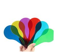 VICASKY 12 Pièces Kit de Paddles Mélange Couleurs Translucides Abs Jeu Filtre Couleur Éducatif Garçon Fille Exploration Scientifique