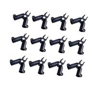 VICASKY 12 Pièces Lot de Connecteurs Plastique pour Supports Plantes Jardinage Fixations Treillis et Piquets Plantes Résistants et Faciles à Installer Adaptés Aux Tubes Tuteurs Intérieur