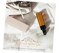 VICASKY 12 pièces Mini Vial Bottles With Lid Dropper For Essential Oils And Perfumes Portable Small Glass Flacon Pipette Set