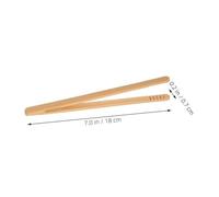 VICASKY 12 Pièces Montessori Bamboo Tweezers for Fine Motor Skill Development Tool Finger Skill Clip for Sorting Beads and Snacks Child Friendly Bamboo Tongs