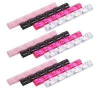 VICASKY 12 pièces Porte-pinceaux Manucure Portable Compartiments Organisateur de Brosses Nail Art Rangement Accessoires Ongles Stickers