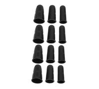 VICASKY 12 pièces Protège-doigts Silicone Antidérapants Résistants Chaleur Capuchons Réutilisables Confortables pour Protection des Doigts Lors de Travaux Manuels et Couture