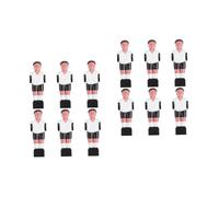 VICASKY 12 Pièces Table Foosball Players Replacement Set for Indoor Table Soccer Accessories Easy Install Standard