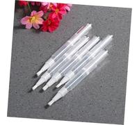 VICASKY 12 pièces Transparent Empty Nail Oil Pens With Brush Tips For Precise Liquid Application Refillable Cosmetic Tubes For Nail Polish Lip Gloss Essential Oils And More