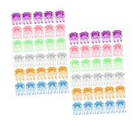 VICASKY 120 Pièces Clips de Jardinage Plastique Forme de Fleur Pinces Support Tiges pour Orchidées et Vignes Fixation Plantes Accessoires de Jardinage Polyvalents