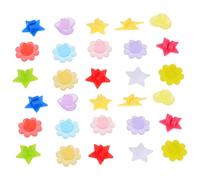 VICASKY 120 pièces Perles Colorées Lumineuses pour Rayons de Vélo Garçon Fille Décoration Étoile Cœur Fleur pour Roues de Vélos Garçon Fille Accessoires de Cyclisme Sécurisés et Amusants