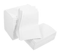 VICASKY 125 Pièces Nappes Jetables pour Manucure en Pulpe Blanche Forte Absorption D'eau, Protège Bras et Pieds, pour Salon de Tatouage et Manucure