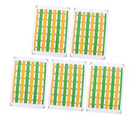 VICASKY 126pièces Autocollants Visage Drapeau Coupe Europe Football Corps Autocollantes Pour Faciaux Et