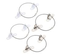 VICASKY 12ensembles Anti-basculement Pour Meubles De Fixations Réglables Pour Des Garçon Fille Convient Aux Armoires Bibliothèques Et Téléviseurs Couleurs Et Inoxydable