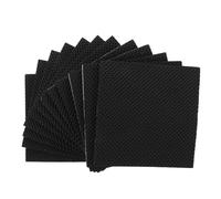 VICASKY 12pcs Cales Carrées en Peva pour Pieds de Table de Billard, Absorption des Chocs et Coupe Ajustable, pour Salle de Jeux ou Restaurant