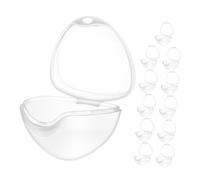 VICASKY 12pièces Boîte De Rangement Portable Pour Tétines Et Jouets De Dentition Étui De Voyage Organiseur De Sucettes Anti-poussière Design Compact Et Léger Pour Rangement Facile