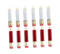 VICASKY 12pièces Conteneurs à Forme De Crayon Recharges Lip Balm Tubes à Gloss Pour Maquillage