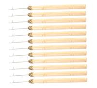 VICASKY 12pièces Crochets Pour Dreadlocks Aiguilles à Crochet Pour Tressage Et Coiffure De Perruques